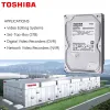 Drives Toshiba 500 GB Video Surveillance Hard Drive Disk DVR NVR CCTV Monitor HDD HD Intern SATA III 6GB/S 5700RPM 32MB 3,5 "Hårddisk