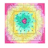 Bandanas Durag WZCX Fashion New Tie Dye Gradient Chest Flower Square pannband 55x55cm unisex hiphop pannband 240426