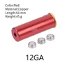 Tactical 12g Caliber Red Dot Laser Boresighter para caça à vista