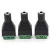 3pcs Connector Jack da 3,5 mm Video AV Balun da 3,5 mm stereo da femmina a vite Stereo a vite Stereo jack da 3,5 mm Terminali a 3 pin femmina a 3 pin