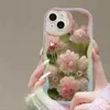 Mobiltelefonfodral Xiaomi Poco X6 X5 M6 Pro 4G F3 F4 M4 X4 GT X3 NFC 11 Lite 5G NE 14 Redmi Note 13 Soft TPU Wave Edge Flower Box J240426