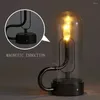 Tafellampen USB Oplaadbare waterdruppel Swinglamp Designer Vintage Candle Flame Restaurant Bar indoor verlichting