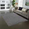 Carpets piline un tapis traditionnel de zone intérieure de shag gris massif 5 'x 7'