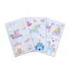 VHGE Tattoo Transfer 1-6Sheets/lot Unicorn Children Tattoo Sticker Temporary Fake Kids Tattoo Girls Arm Hands Body Waterdichte Tatouages Pour Enfants 240426