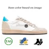 Autentisk OG Original Italien varumärke handgjorda ggdg bollstjärna designer casual skor låg mocka läder gyllene goode sneakers lyx kvinnor plattform vintage tränare