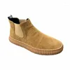 Botas Boutique de moda de outono e inverno Boutique Full Match Shoes Top Top Board Lastrear Veludo Youth Non Slip