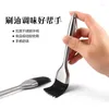 Tools Sell Silicone Basting Brushes Bbq Stainless Steel Handle Oil Brush Cooking Butter Bread Pastry Baking