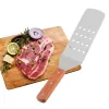 Uitrusting Roestvrij stalen metaal BBQ Grill Turner Spatel Keuken Kookgerei Accessoires voor Cutlets Bacon Teppanyaki Pancake Cocina