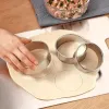 Formy stali nierdzewnej formy ciastka okrągłe zestaw do cięcia ciasteczka