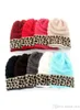 Knit Beanie Hatleopard Cap dzianin czapka zimowa czaszka narciarka mankiet mankiet gleba damska ciepła moda 12pcs cNY14398139102