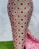 African Brocade Jacquard Lace Fabric 2024 Wysokiej jakości 5 -latards Koronkowy Koronki French Koronkowy materiał do sukienki ślubnej Sew JK13 240417