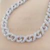 13mm Infinite Moissanite Necklace Iced Out Cuban Chain Luxury Diamond Cuban Link Luxury Hip Hop Necklace