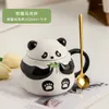 Muggar original panda cup med lock keramisk mugg julklapp kaffe te koppar av söta och olika personliga gåvor