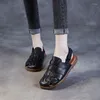 Casual schoenen drkanol vrouwen platte sandalen 2024 zomer holle handgemaakte geweven retro -stijl haak en lus zachte comfort dames