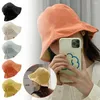 Bérets Wide Brim Sun Chapeaux pour femmes pliables rides pliées chapeau de seau d'été de protection des pêcheurs CAPS PLAQUE EXTÉRIEURE PANAMA C V0Q1