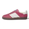 Sneakers sportifs à plat extérieur handball spezial en daim intérieur hommes femmes chaussures rétro décontractées gris rose rose rouge vert gum deigner entraîneurs og chaussures