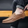 Calçados casuais marca moda masculina mocassins adultos de alta qualidade que dirigem calçados masculinos