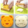 Molds Teddybeer Sandwich Schimmel Toastbrood maken snijschimmel schattig bakgebakgereedschap kinderen interessante voedselkeukenaccessoires