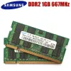 RAMs SAMSUNG DDR2 2GB 1GB PC2 5300S 6400S DDR2 2G 1G 667 800 Mhz Laptop Memory Notebook Module SODIMM RAM