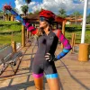 Clothings givelo Women's Cycling Monkey Mtb Jumpsuit Långärmad UV Resistant Bicycle Clothing Feminino Jumpsoit Ciclismo