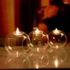 Candlers JX-LClyl Crystal Glass Holder Congre de mariage romantique Dîner à la maison décor