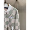 Mäns plus -storlek Huvtröja Jacka överdimensionerad herrjacka Set Huven Casual Fashion Green Randig Tryckt Twill Checkerboard Work Jacket 5350