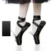 Scarpe da ballo satinate ballet pointe girls ladies ballerina performance professionali con silicone toe pad 3 colori