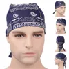 Bandanas Durag Adult Paisley Printed Motorcycle Packaging Bicycle Hat Bandana Headwear Skull Hat Bandana Headswear 240426