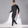 Running Sets Men's Men's Compression Sportswear Cost Colls Gyms Training Clothes Workout Jogging Sports Set Rashguard Tracksuit pour hommes