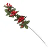 Fiori decorativi Berry natalizio Brami che raccolgono ramoscelli per la casa per la decorazione dell'ufficio ghirlanda per le vacanze