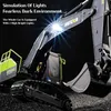 Electric/RC Car RC Excavator 1/18 Simulated Excavator 2.4G High Frequency Remote Control Toy 11 Channel Engineering VehicleL2404