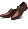 Casual Shoes Men Leather 2024 High Quality Patent Wedding Oxford Party Office Work Size 38-48