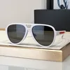 Okulary przeciwsłoneczne dla mężczyzn Projektanci okularów 80W Moda Travel Beach Oval Sports Style Gogle Anti-Ultraviolet Cr39 Pełna losowa pudełko ramy Full Rame