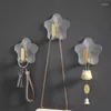 Haczyki 10pc Star Sticky Hook Light Luksusowy mocny tracyktalna pasta bez dziury półka wisząca super