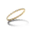 Gouden vergulde charme tennisketen sieraden klauw instelling CZ Diamant versierde Cubaanse link kettingarmband