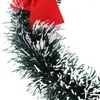 Fleurs décoratives Noël Garland Blanc Green Bordeuse rouge rouge Madder Wreaths Party Porte de mariage Porte de mariage