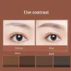 Enhancers 2 Color Eyebrow Powder Waterproof Sweatproof Longlasting Eyebrow Makeup Palette Color Fast with A Doubleended Makeup Brush