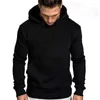 Men's Hoodies Latest Solid Color Hoodie Long Sleeve Plus Size Loose Pullover Casual Sports Street Clothing
