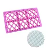 Formen Plastik Druckkekse Kuchen Cookie Cutter Fondant Spitzenkuchen Dekoration Blütenblatt Quilt Prädser Form Kuchen -Werkzeuge Gebäck Backen heiß