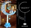 1Set DIY Moon Ballon Halter Ballons Stand Säule Balons Erzrahmen Kinder Geburtstagsfeier Babyparty Hochzeit Dekoration Lieferungen Y07843581