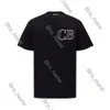 Camisetas de diseñador cole buxton fashion algodón camiseta primavera verde tope negro top de lema clásico de alta calidad