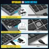 キーボードワイヤレス番号パッド充電式Bluetooth数値キーボードWindows35Keys Aluminum Numpad Keypad