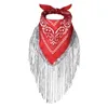 Écharpes bandana bandana texture fine fine brillante paillettes de secoue de foulure favorise super douce pour le club