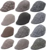 Autumn Winter Men Newsboy Hat boina boinas britânicas de lã ocidental lã avançada clássica clássica vintage berret3859929