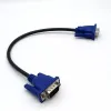 VGA Extension Cable HD 15 Pin mannelijk tot mannelijke VGA kabels koorddraadlijn koperen kern voor pc -computermonitor Projectorhardware