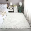 Dywany sztuczne owczelne dywan sofa mata podłogowa salon sypialnia białe owłosie duże dywany całe owczesko -poduszka na wykuszowe maty okienne