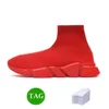 Luksusowe buty designerskie Socks Platforma Mężczyźni męska Kobieta błyszcząca dzianina prędkość 2.0 1.0 Trener Bue Shuter ładny mistrz Emed Women Sneakers 73