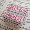 Pillow American Country Pastoral Style Cover Retro handgewebte, unstuffierte ottomane Sitzhäuser Stickon Futon