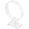 Jewelry Pouches Acrylic Hair-hoop Display Rack Head-hoop Round Showing Stand