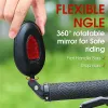 Accessories WEST BIKING Bike Mirror EBike Handlebar Rear View Mirror 360 Degree Adjustable Rotatable Safe Wide Angle HD Bike Side Mirrors